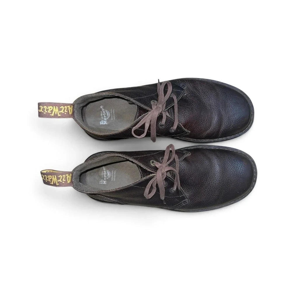 Dr. Martens Sussex Chukka Boots Mens 13 Brown Leather Industrial Slip Resistant